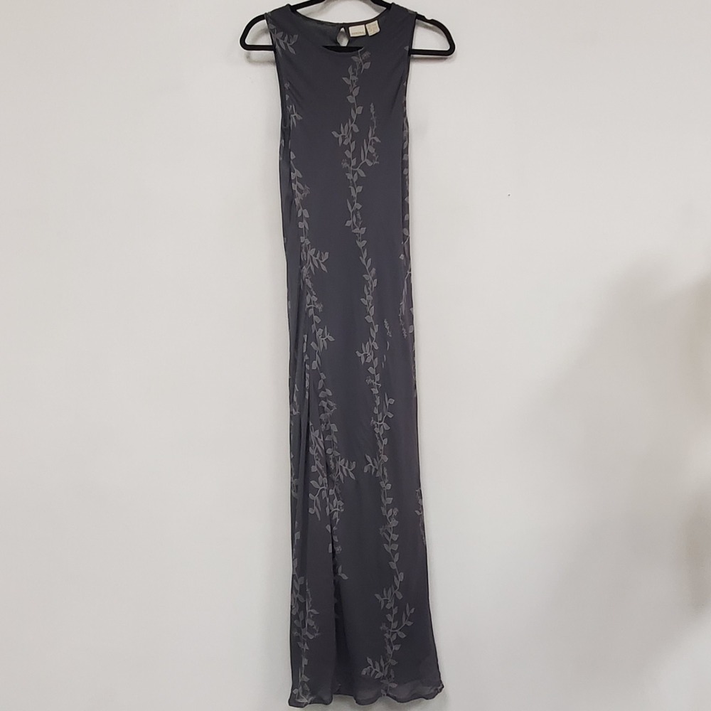 Vintage Merona Womens Y2K Bias Flowy Floral Maxi Dress Size 8 Modest Rayon India
